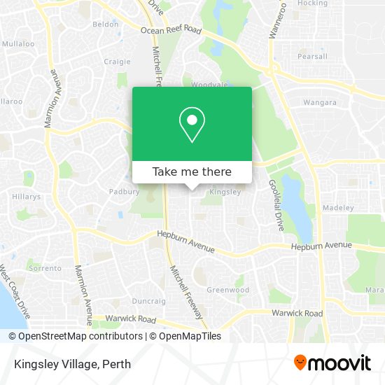 Kingsley Village map