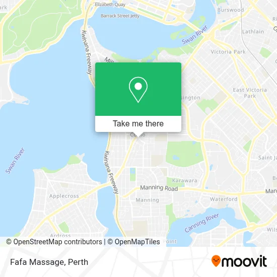 Mapa Fafa Massage