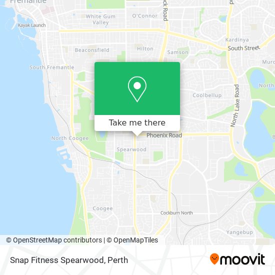 Snap Fitness Spearwood map