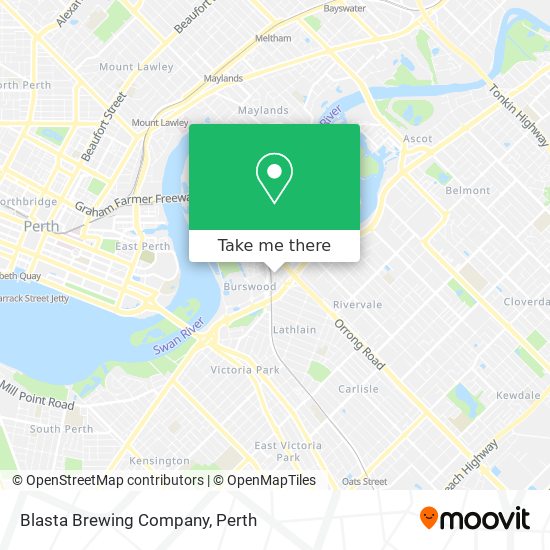 Mapa Blasta Brewing Company