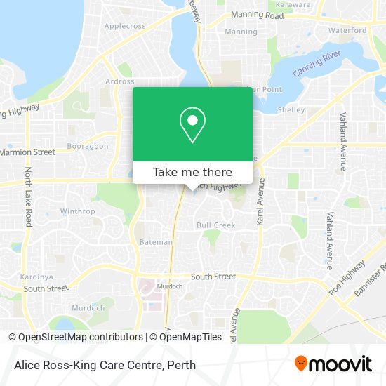 Alice Ross-King Care Centre map