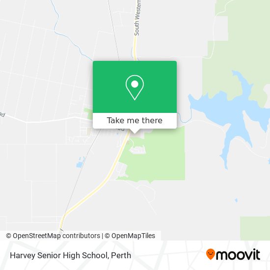 Harvey Senior High School map