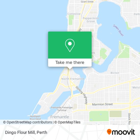 Dingo Flour Mill map