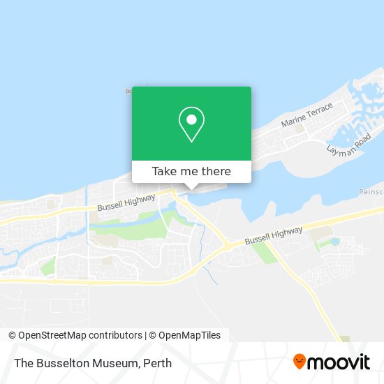 The Busselton Museum map