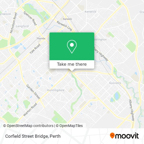 Corfield Street Bridge map