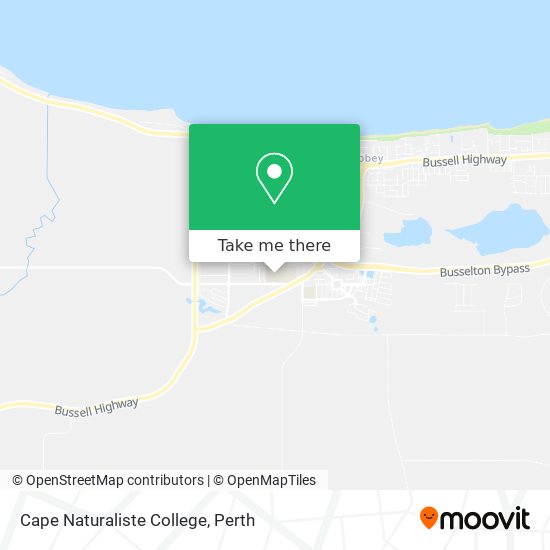 Cape Naturaliste College map