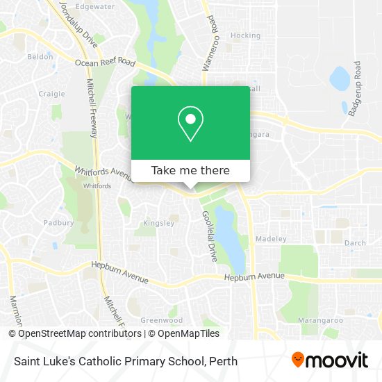 Saint Luke's Catholic Primary School map
