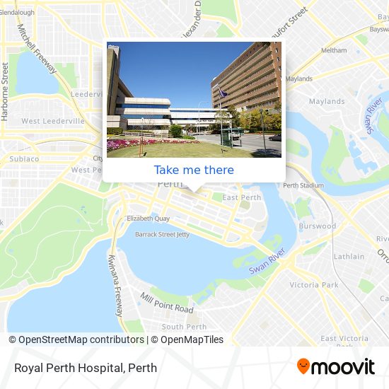 Royal Perth Hospital map