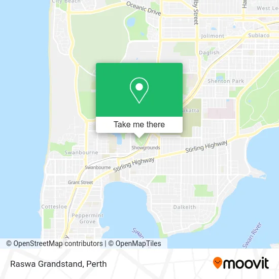 Mapa Raswa Grandstand