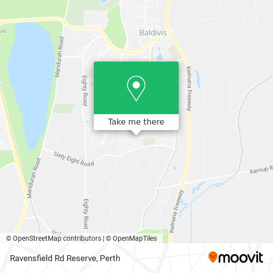Ravensfield Rd Reserve map