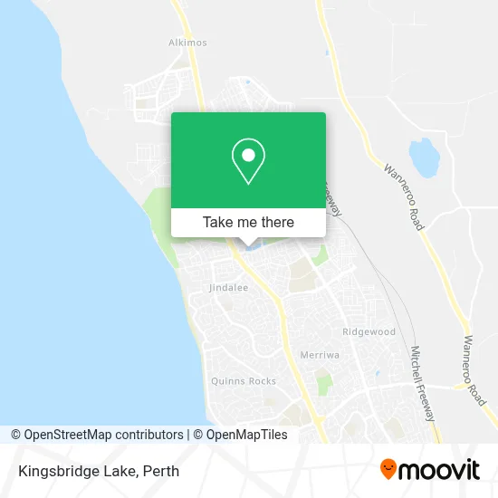 Mapa Kingsbridge Lake