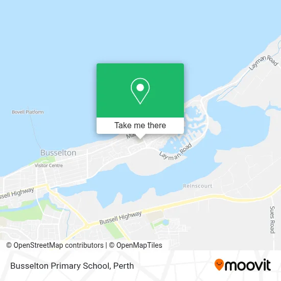 Mapa Busselton Primary School