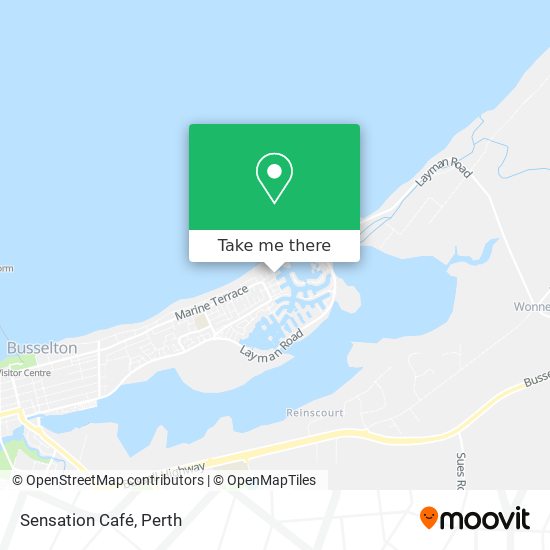 Sensation Café map