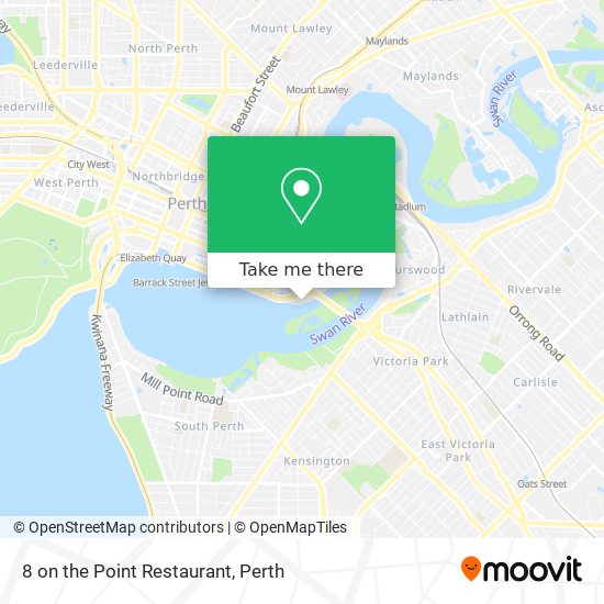 8 on the Point Restaurant map