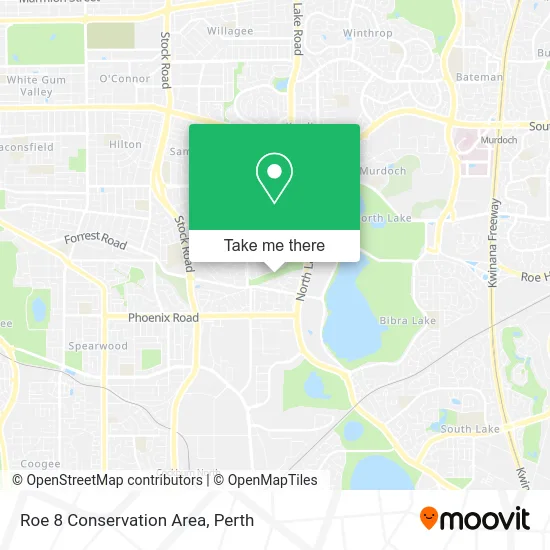 Mapa Roe 8 Conservation Area