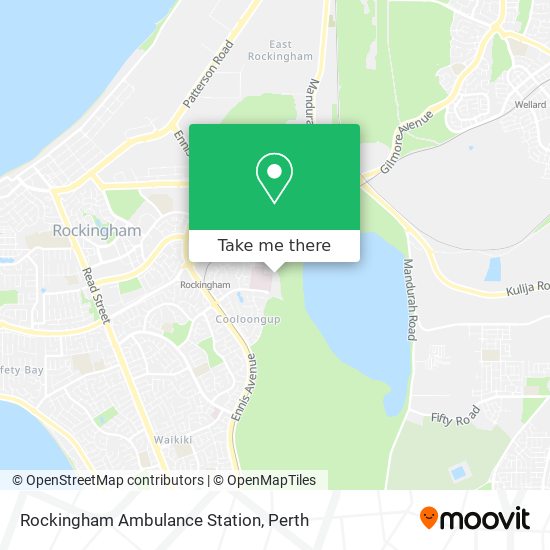 Rockingham Ambulance Station map