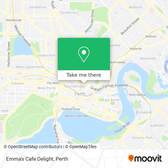 Emma's Cafe Delight map