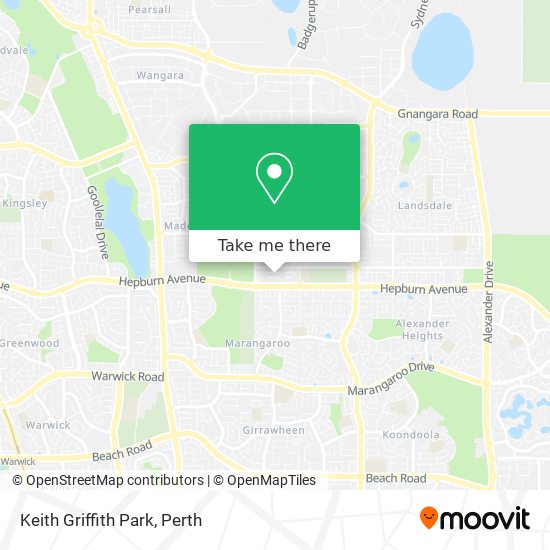 Keith Griffith Park map