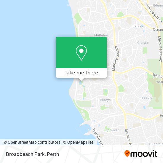 Broadbeach Park map