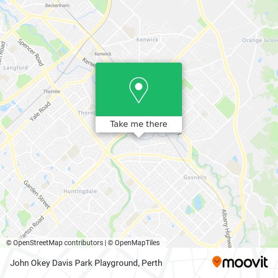 John Okey Davis Park Playground map