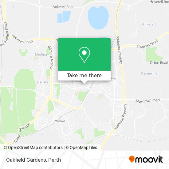 Oakfield Gardens map