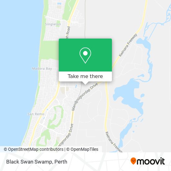 Black Swan Swamp map