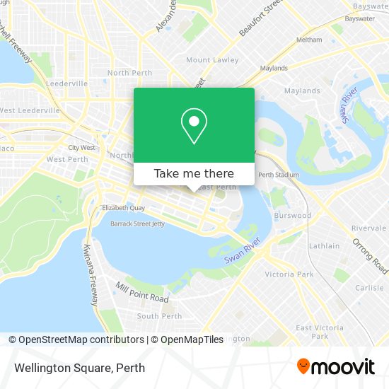 Mapa Wellington Square