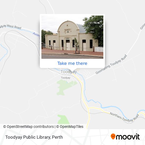Toodyay Public Library map