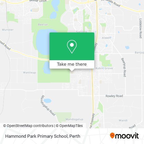 Hammond Park Primary School map