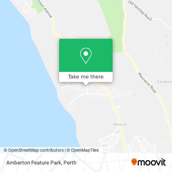 Amberton Feature Park map