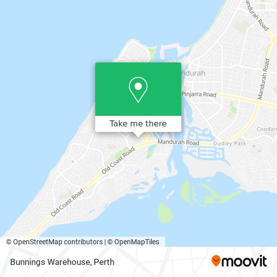 Bunnings Warehouse map