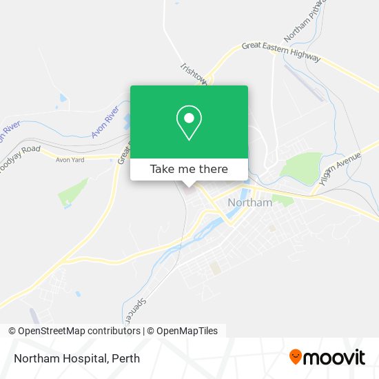 Northam Hospital map