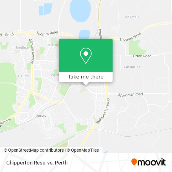 Chipperton Reserve map