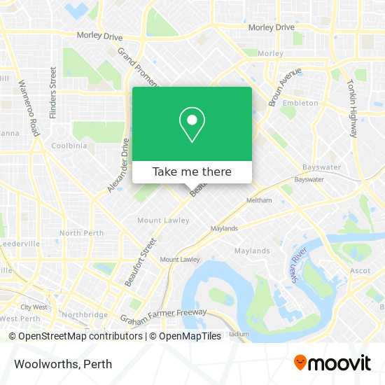 Woolworths map