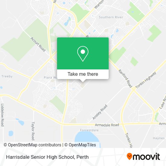 Harrisdale Senior High School map