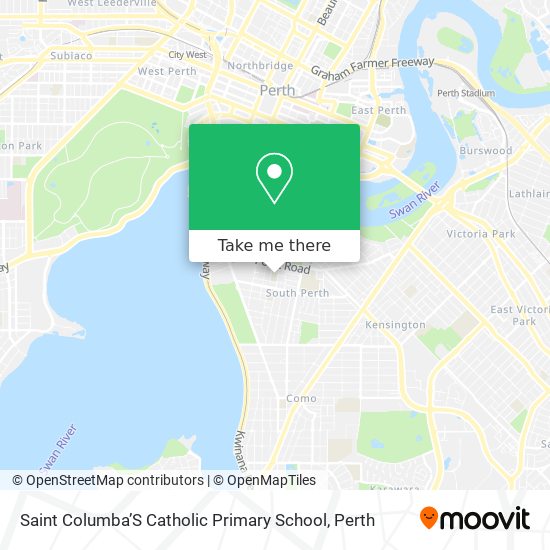 Mapa Saint Columba’S Catholic Primary School