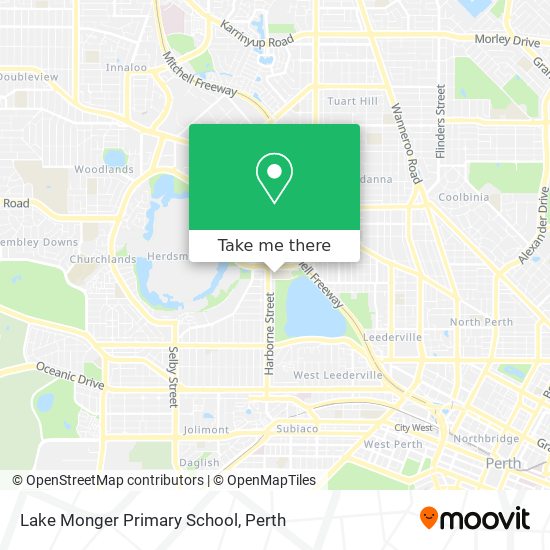 Lake Monger Primary School map