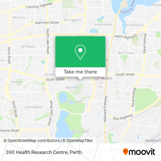 390 Health Research Centre map