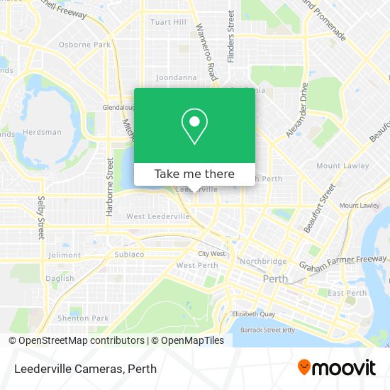 Leederville Cameras map