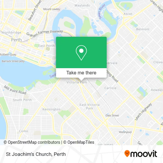 St Joachim's Church map