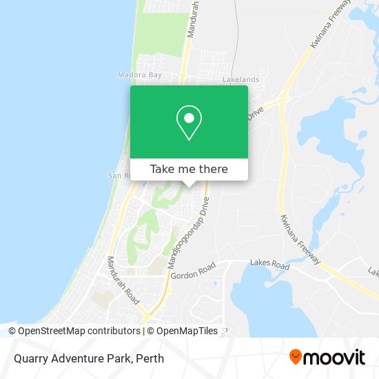 Quarry Adventure Park map