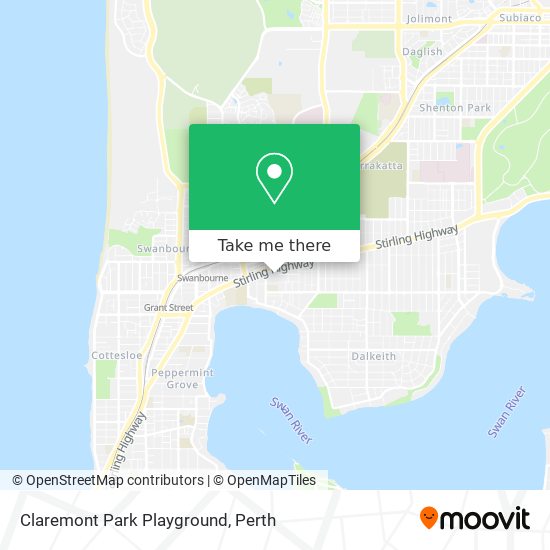 Claremont Park Playground map