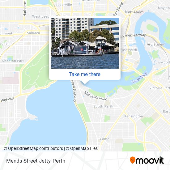 Mends Street Jetty map