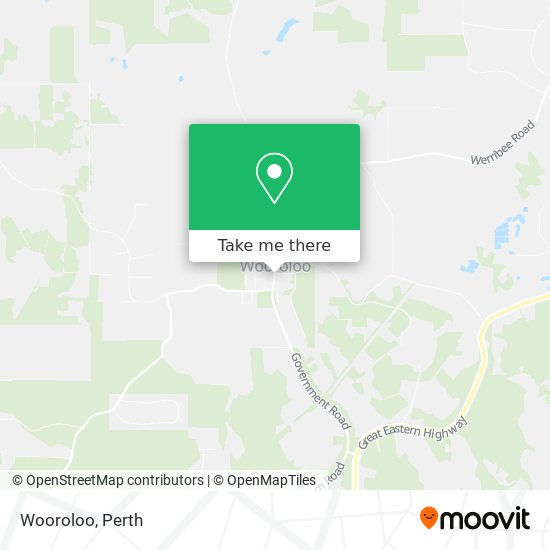Wooroloo map