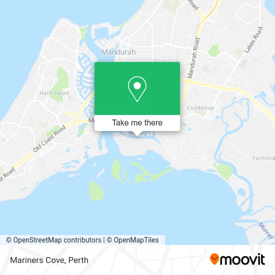 Mapa Mariners Cove