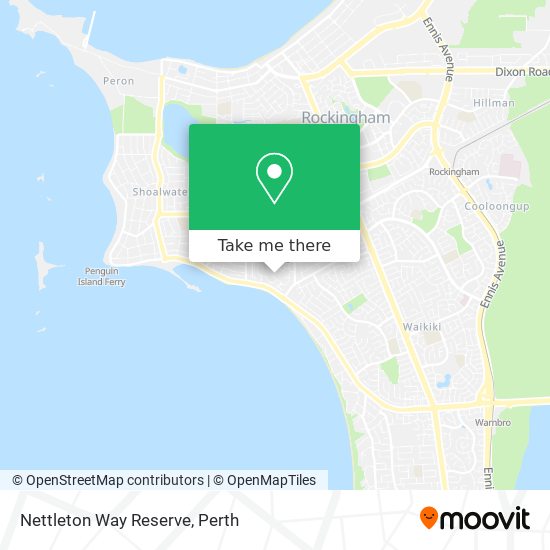 Nettleton Way Reserve map