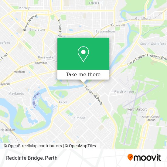 Redcliffe Bridge map