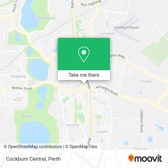 Cockburn Central map