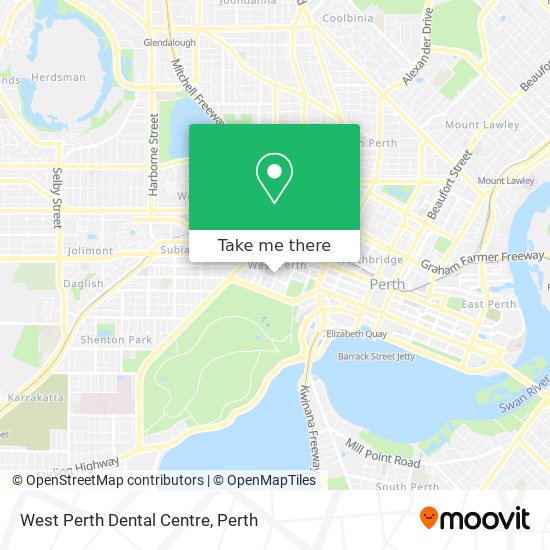 West Perth Dental Centre map