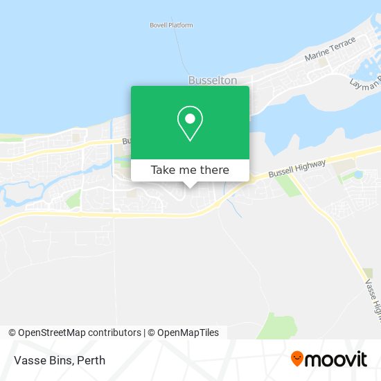 Vasse Bins map